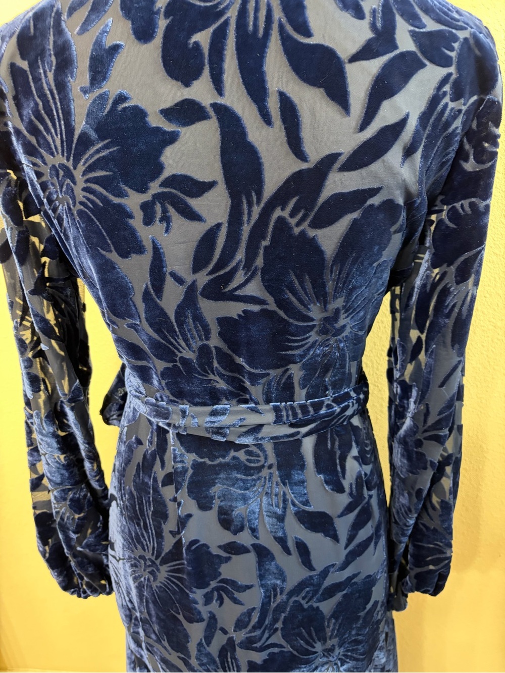 Anthropologie Hutch Daniella Velvet Maxi Dress Small - Picture 5 of 10